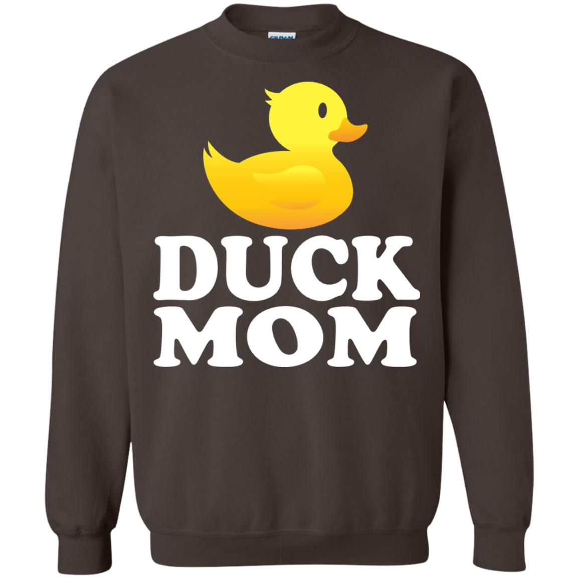 Duck Mom Funny Bird Lover T-shirt Dark Chocolate