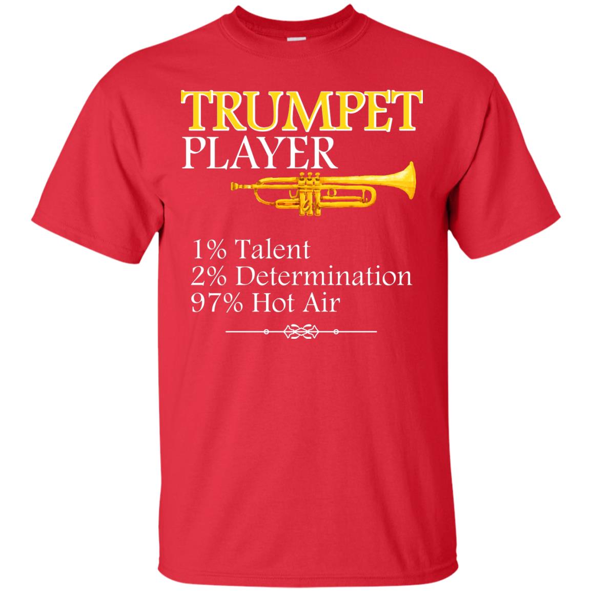 Trumpet Player Gift Shirt For Trumpet Lover Red