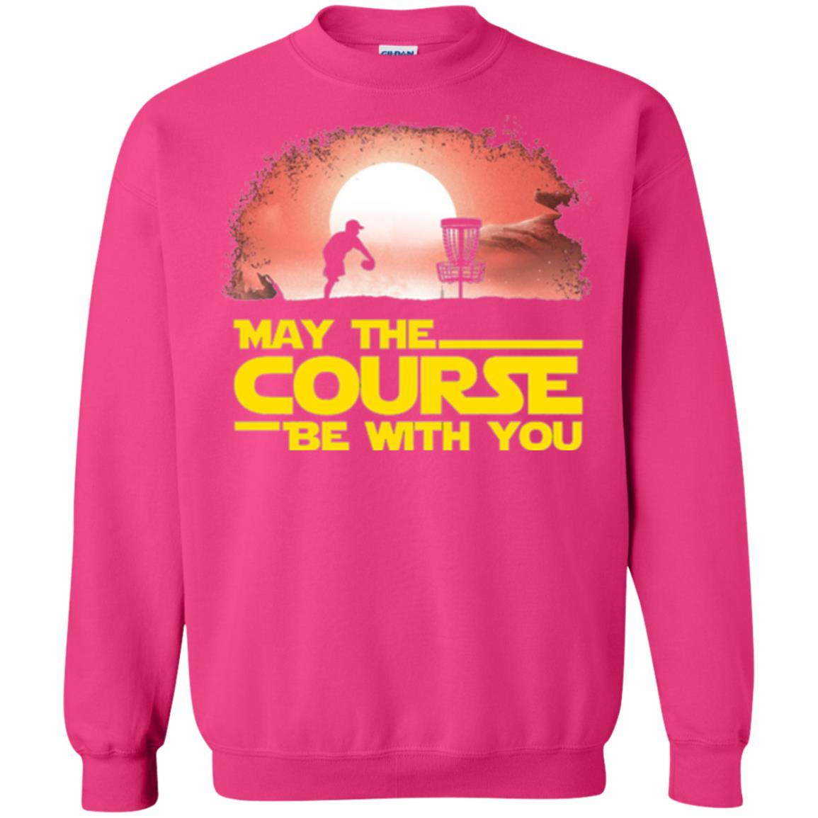 May The Course Be With You T-shirt Heliconia