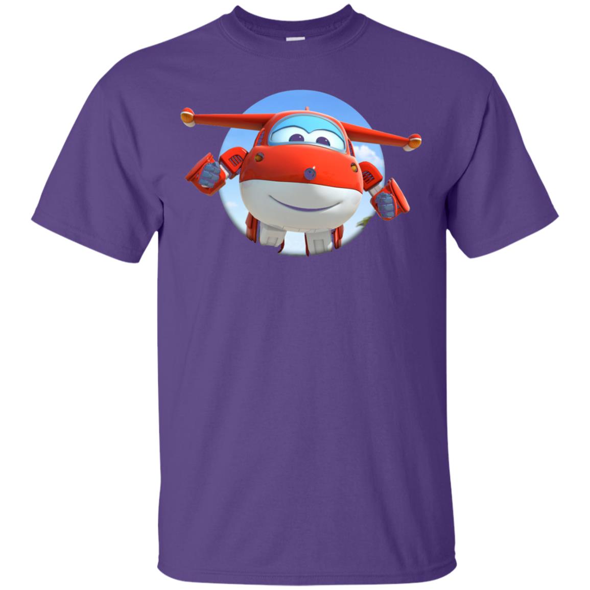 Super Wings Jett Movie Lover T-shirt Purple