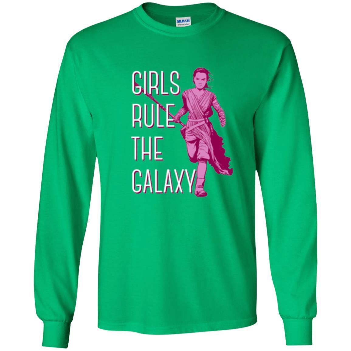 Film T-shirt Girls Rule The Galaxy T-shirt Irish Green