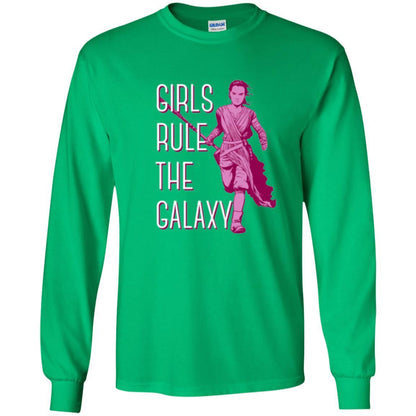 Film T-shirt Girls Rule The Galaxy T-shirt Irish Green
