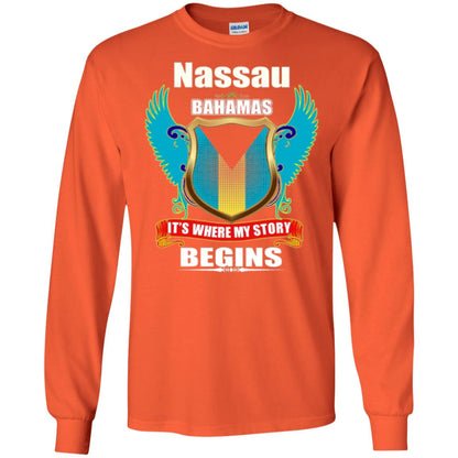 Bahamian T-shirt Nassau Bahamas T-shirt Orange