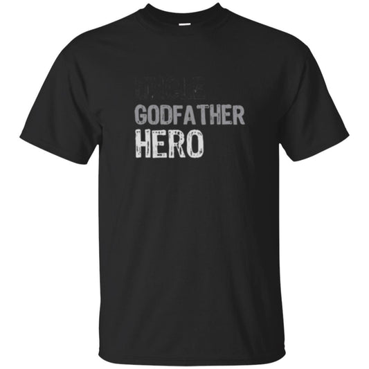 Daddy T-shirt Uncle Godfather Hero T-shirt Black