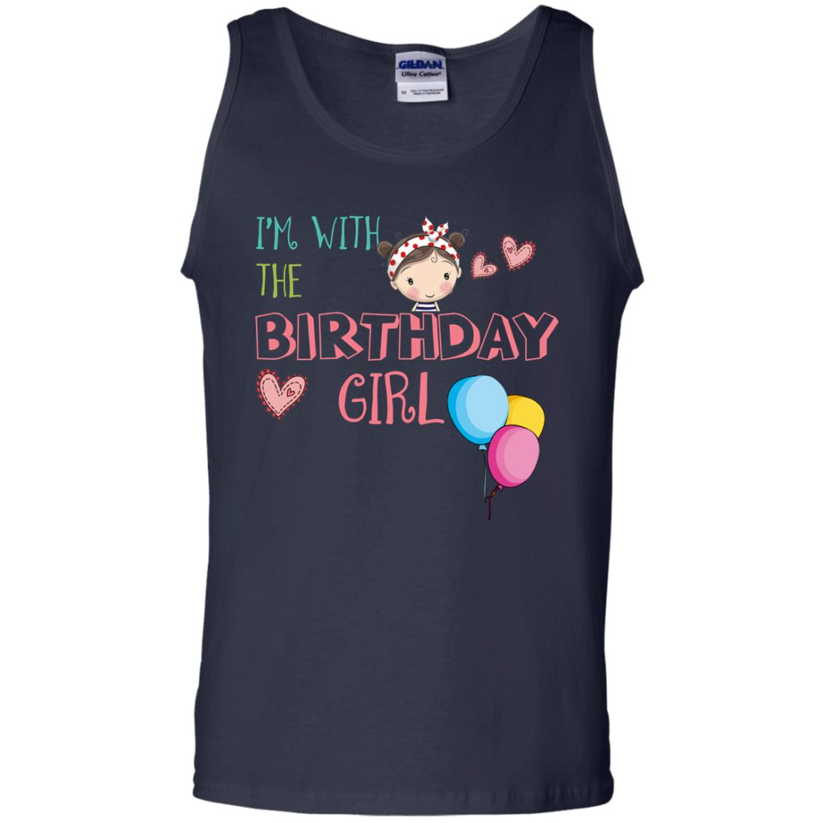 I'm With The Birthday Girl Shirt Navy