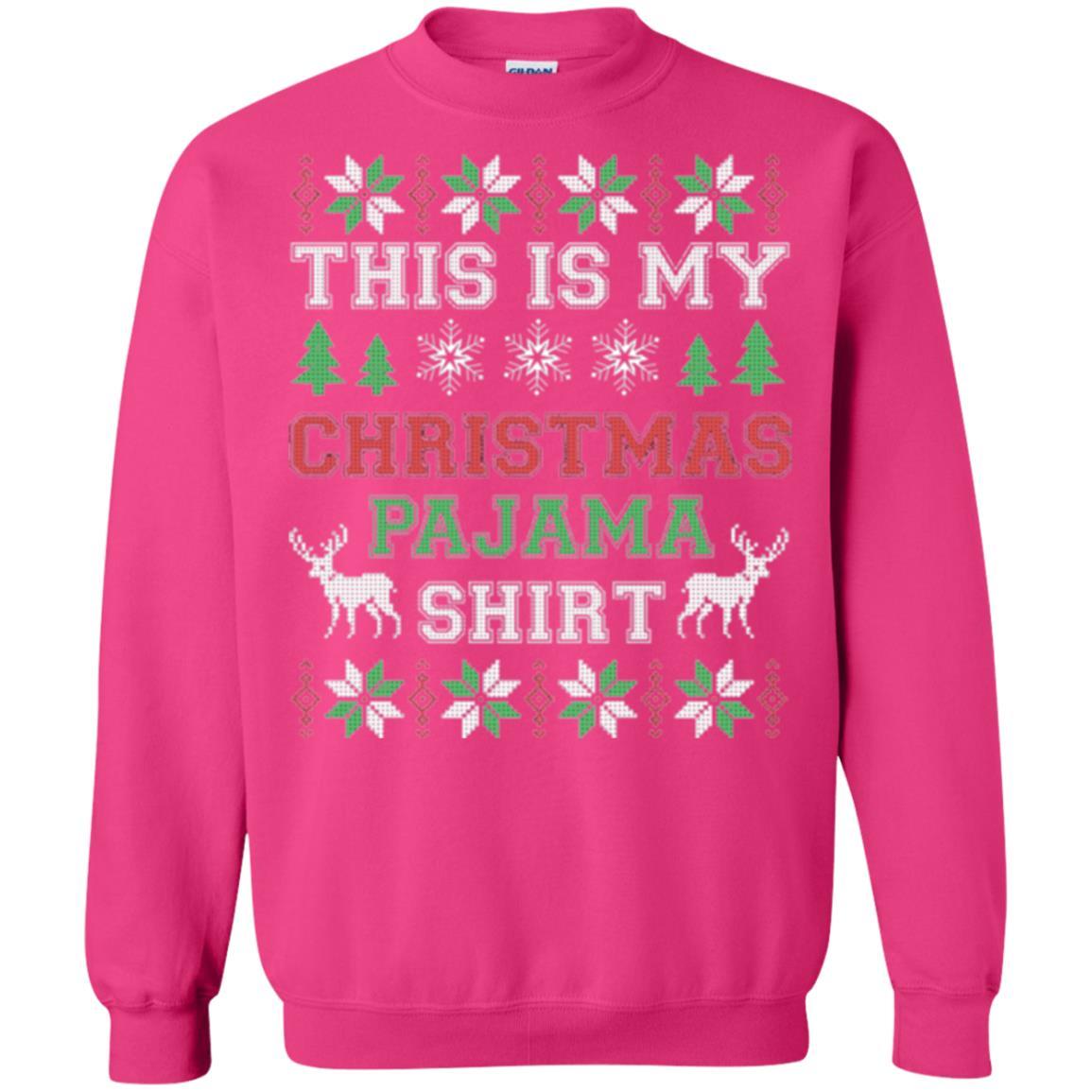 Christmas T-shirt This Is My Christmas Pajama Heliconia