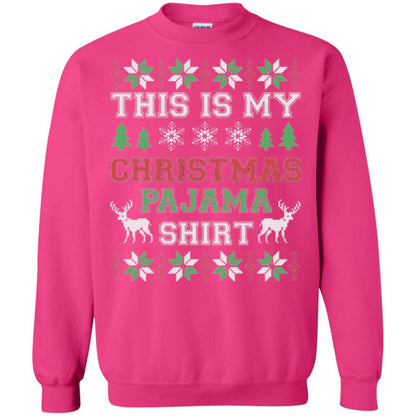Christmas T-shirt This Is My Christmas Pajama Heliconia