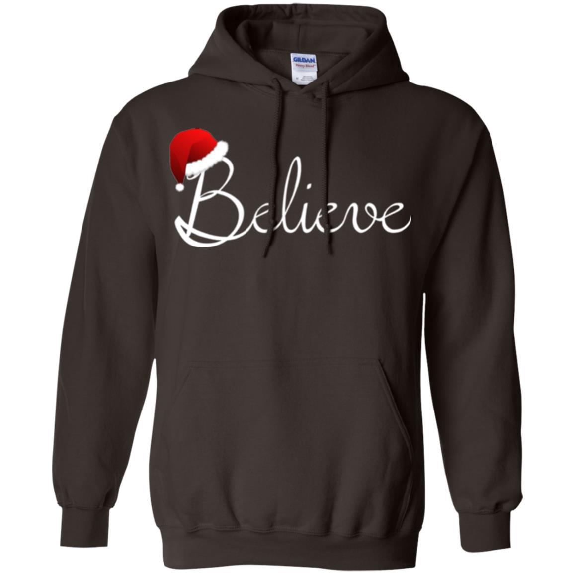 Believe Best Santa Christmas T-shirt Dark Chocolate