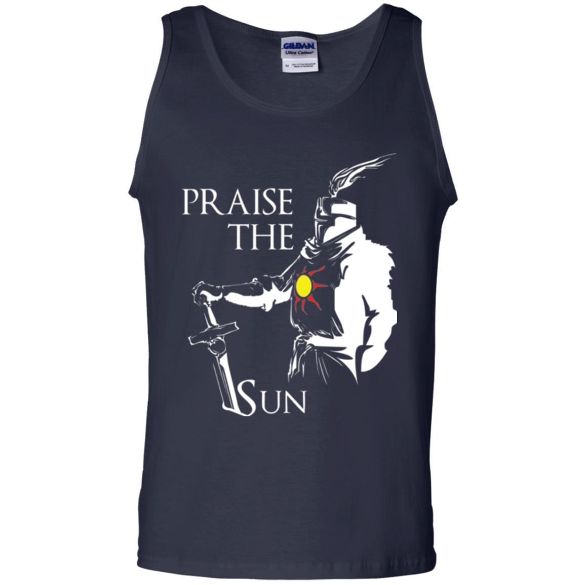 Gamer T-shirt Praise The Sun Knight T-shirt Navy