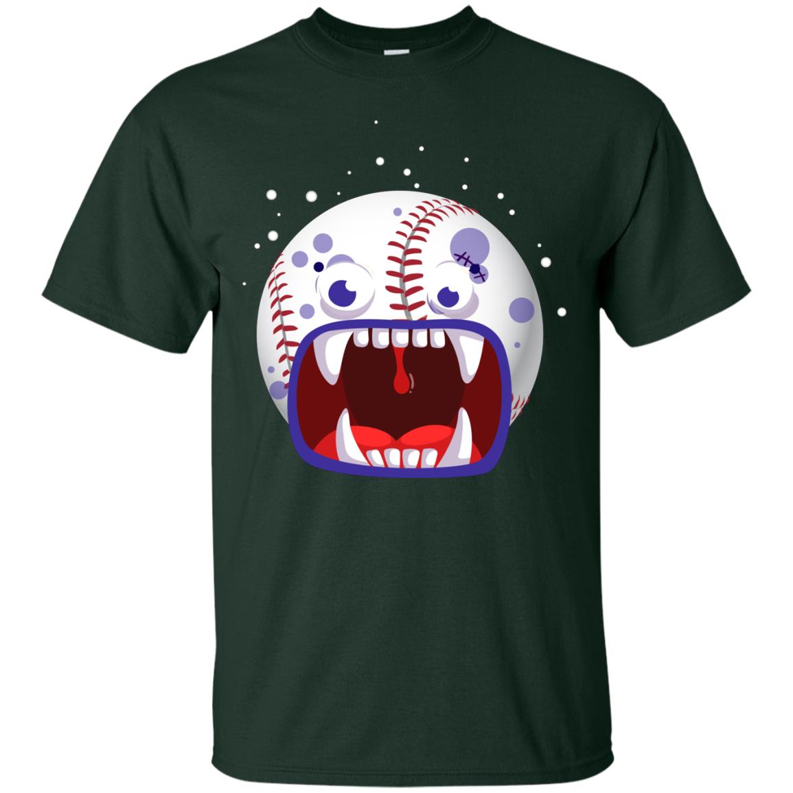 Baseball Halloween Shirt Forest