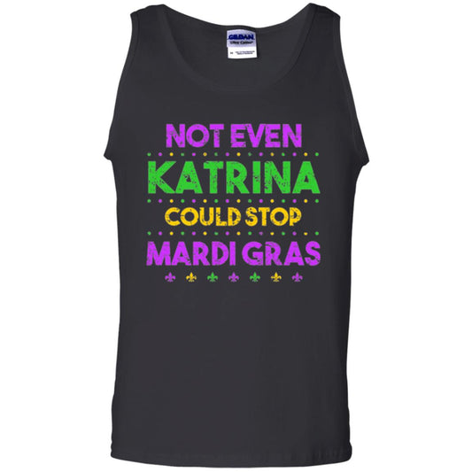 Mardi Gras T-shirt Not Even Katrina Could Stop Mardi Gras Black