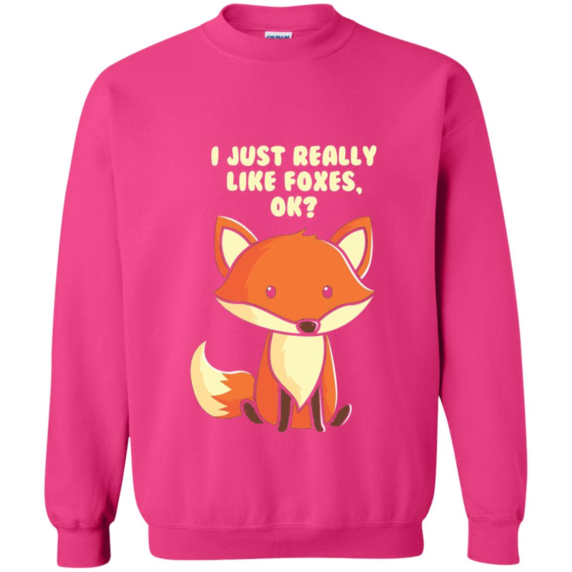 Funny Fox T-shirt I Just Really Like Foxes Ok Heliconia