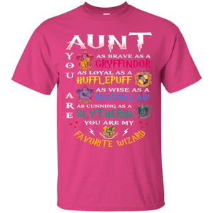 Aunt My Favorite Wizard Harry Potter Fan T-shirtG200 Gildan Ultra Cotton T-Shirt