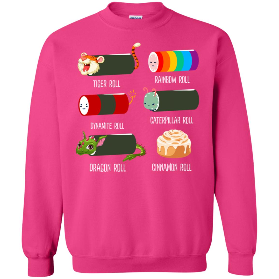 Tiger Roll Rainbow Roll Dynamite Roll Caterpillar Roll Dargon Roll Cinnamom Roll Shirt Heliconia