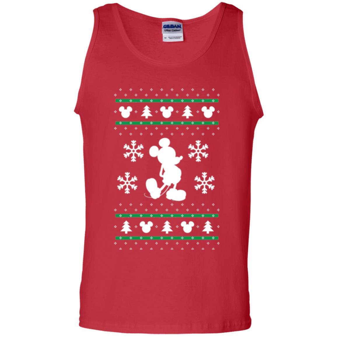 Christmas T-shirt Mickey Mouse Red