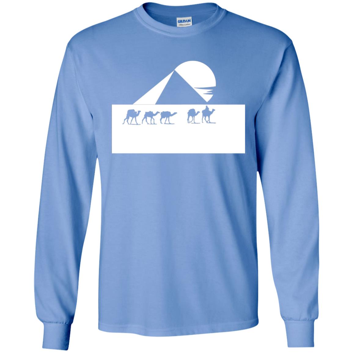 Egyptian Great Pyramid Of Giza T-shirt Carolina Blue