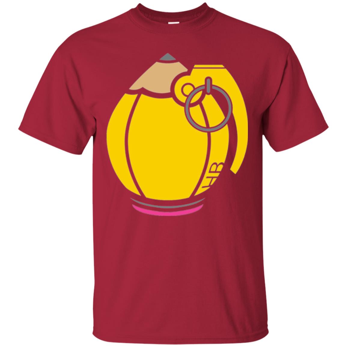 Grenade Pencil T-shirt Cardinal