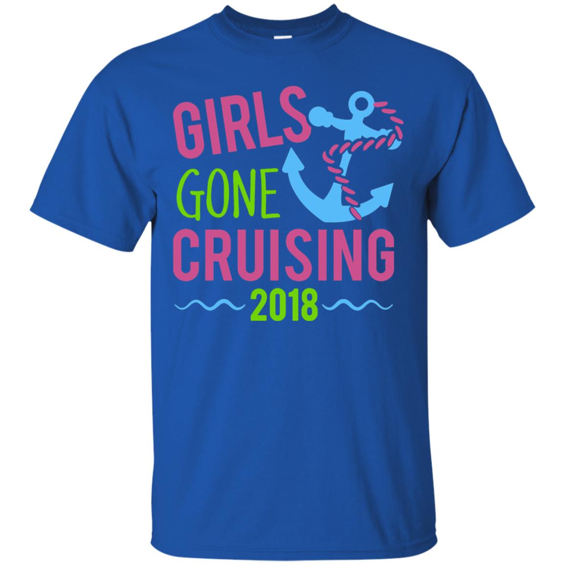 Girls Gone Cruising Girls Trip Cruise T-shirt Royal