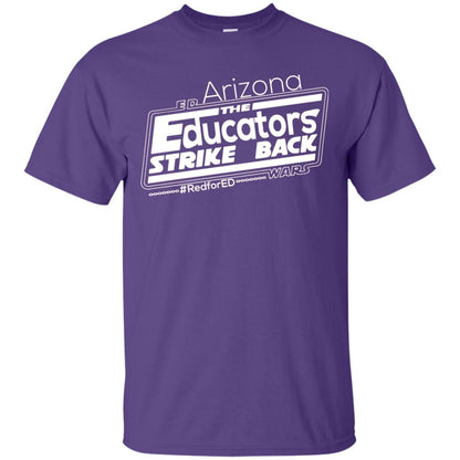 Arizona Teacher Tshirt Red For Ed Arizona The Educators Strike Back Purple