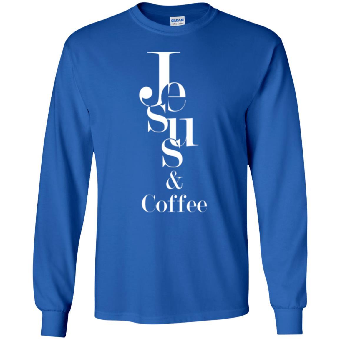 Merry Christas T-shirt Jesus And Coffee Royal