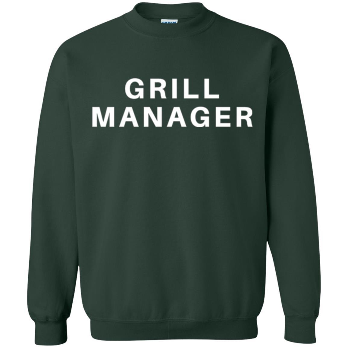 Grill Manager Cooking T-shirt Forest Green