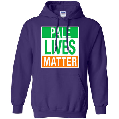 Saint Patrick_s Day T-shirt Pale Lives Matter Purple