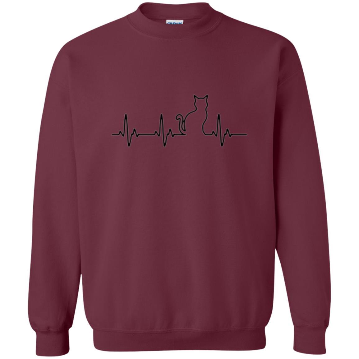Cat Lover T-shirt Cute Cat Best Friend Forever Maroon