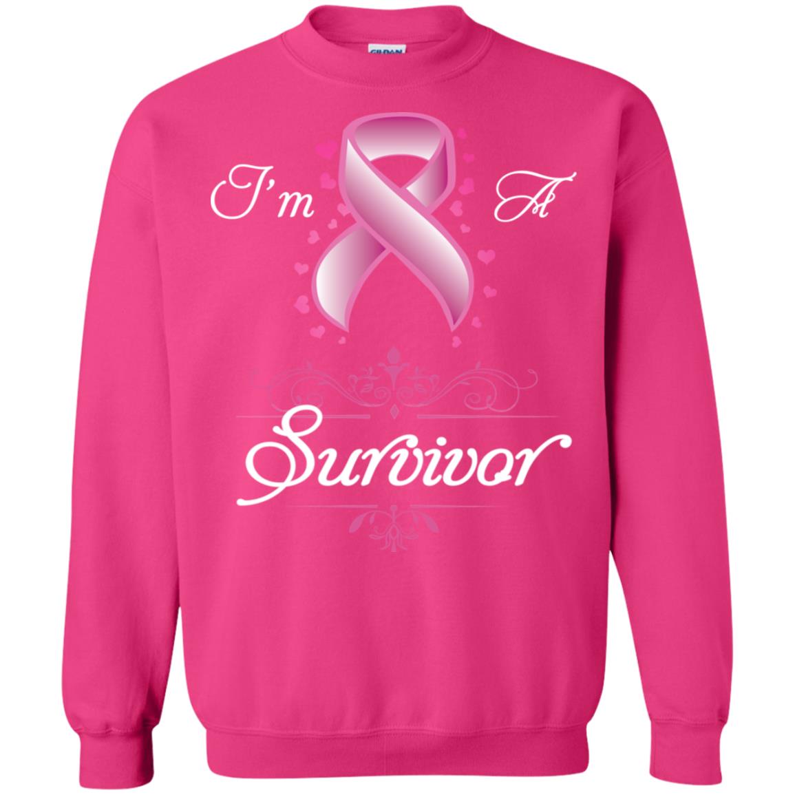 I Am A Survivor Breast Cancer Awareness Shirt Heliconia