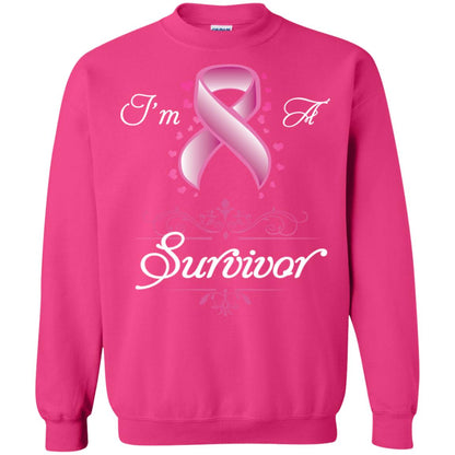 I Am A Survivor Breast Cancer Awareness Shirt Heliconia