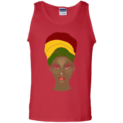 Melanin Rocks African Queen Melanin T-shirt Red