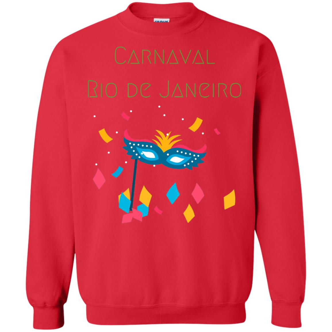 Mardi Gras T-shirt Rio Carnival Carnaval Rio De Janeiro Brazil Red