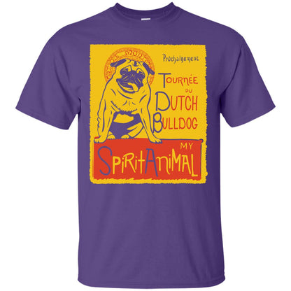 Dutch Bulldog My Spirit Animal T-shirt Purple