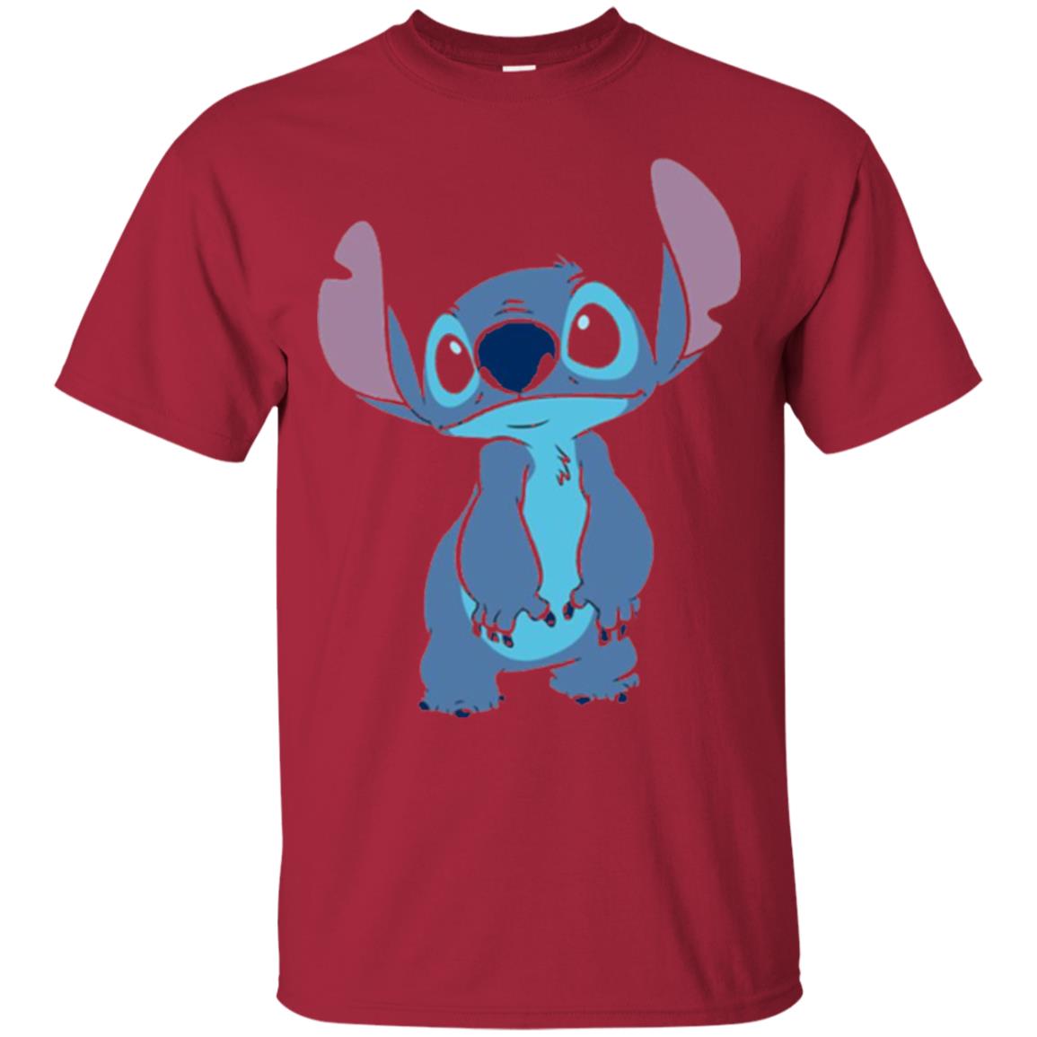Disney Stitch Ohana T-shirt Cardinal
