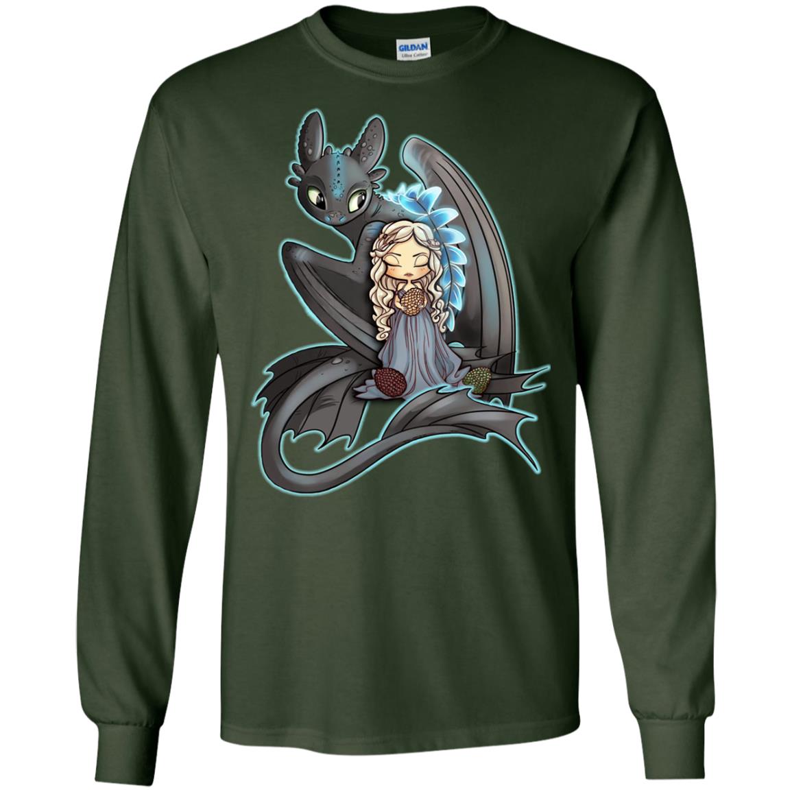 Dragon Night Fury Cartoon Shirt Forest Green