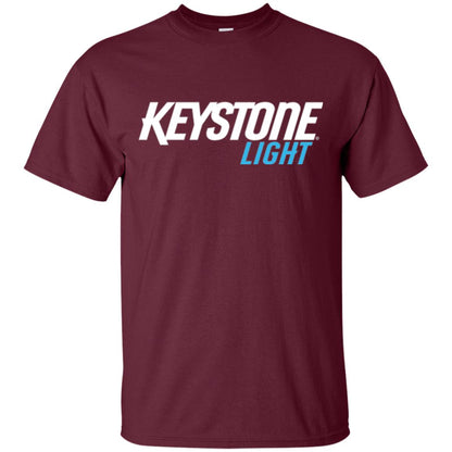 Keystone Light Beer T-shirt Maroon