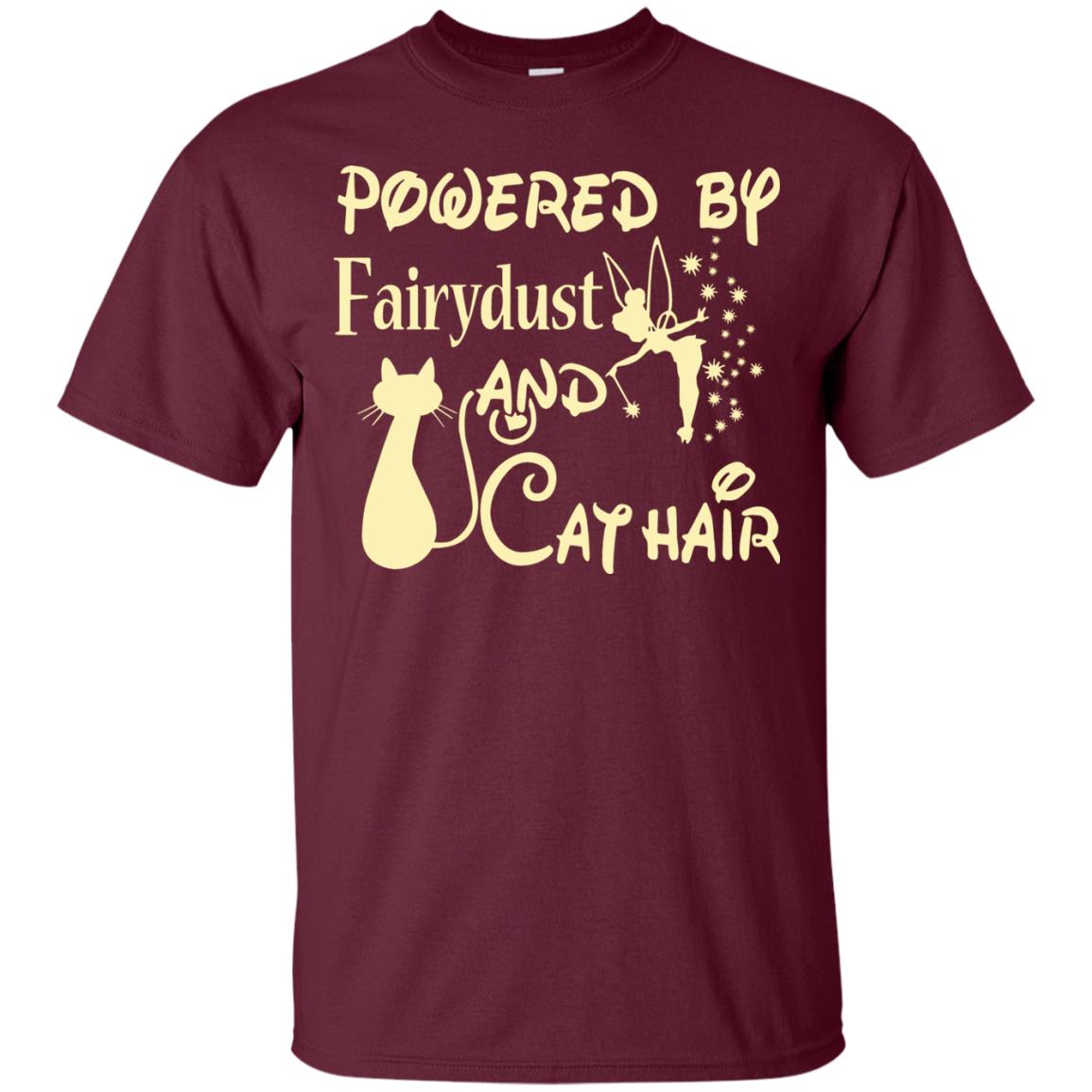 Powered Up Fairdust And Cat Hair Shirt Maroon