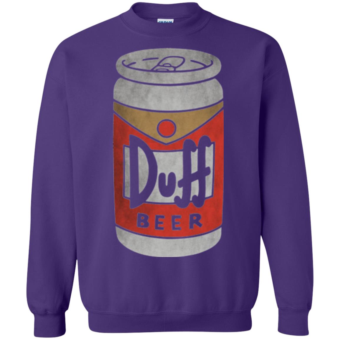 Beer Lovers T-shirt Duff Beer Purple