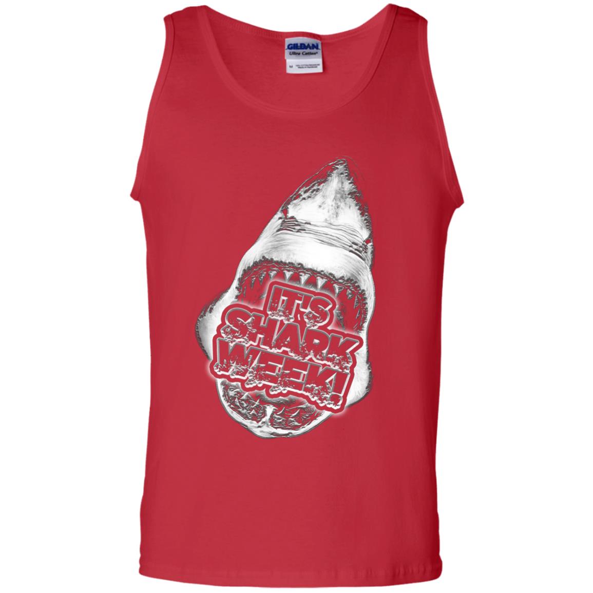 Every Day Of Shark Week T-shirt 2018 Red