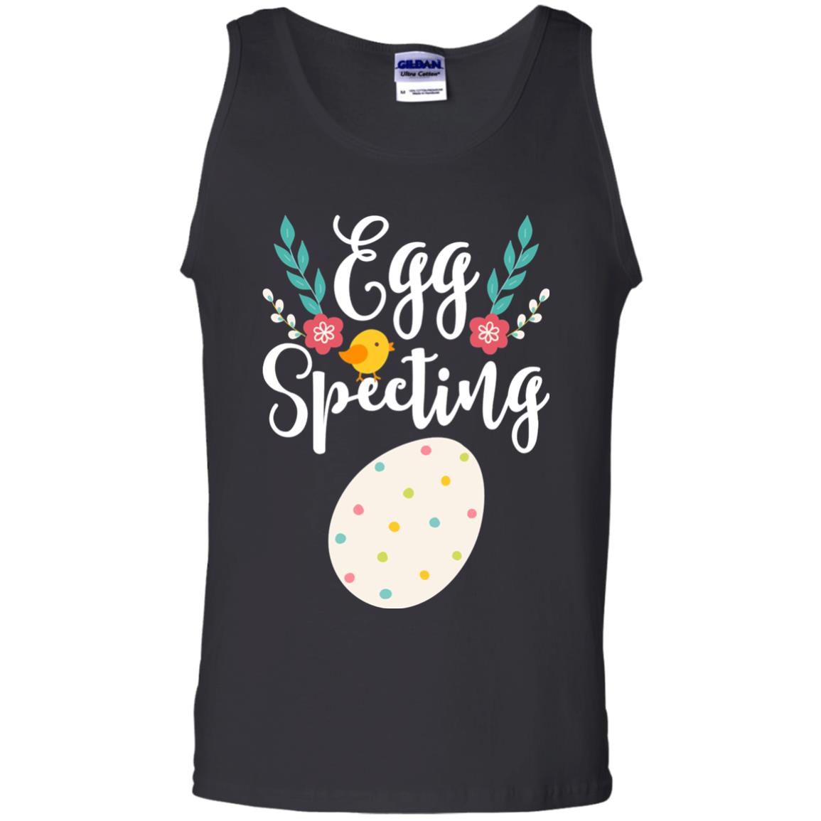 Egg Specting Announcement Pregnant Easter T-shirt Black