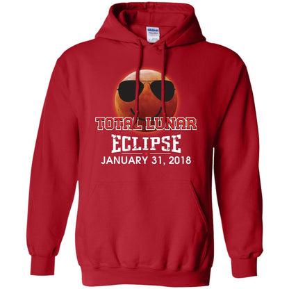 Blood Moon T-shirt Total Lunar Eclipse January 31. 2018 Red