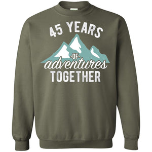 45th Anniversary T-shirt 45 Years Of Adventures Together