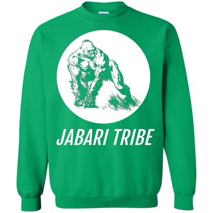 Jabari Tribe White Gorilla T-shirt Irish Green