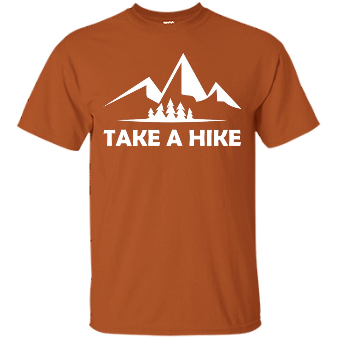 Take A Hike Hiking Lovers T-shirt Texas Orange