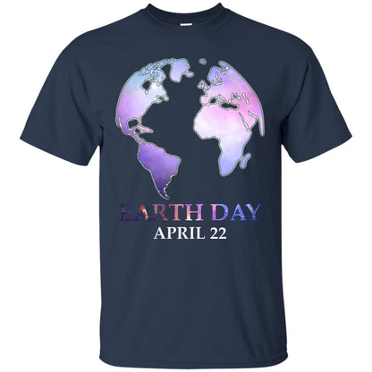 Earth Day April 22 T-shirt For Save The Environment Navy