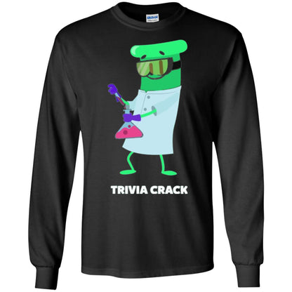 Cute Trivia Crack Scientist Al T-shirt Black