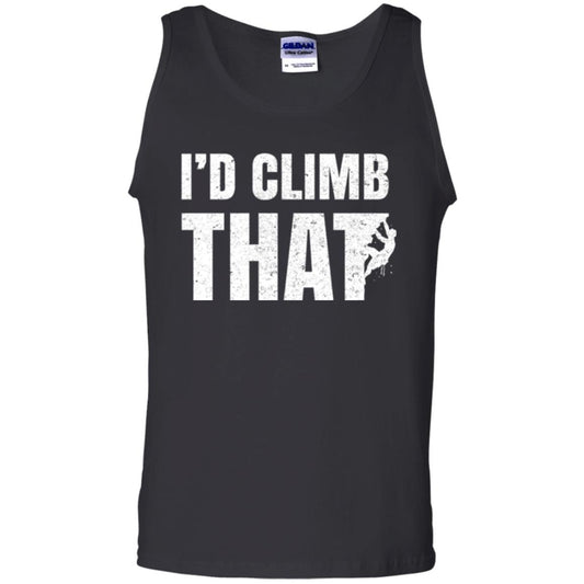 Rock Mountain Climbing T-shirt I_d Climb That Black