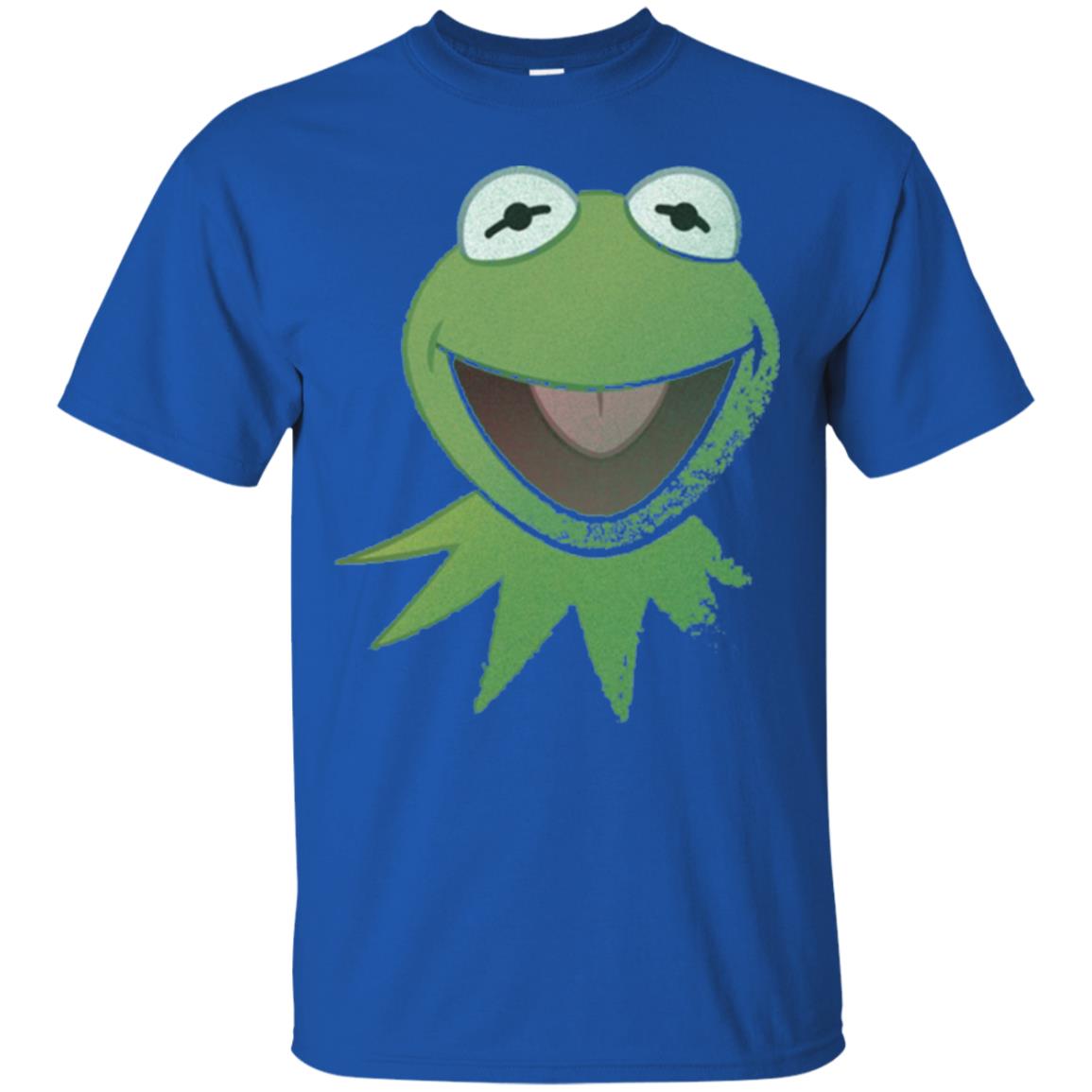 Muppets Kermit The Frog Face T-shirt Royal