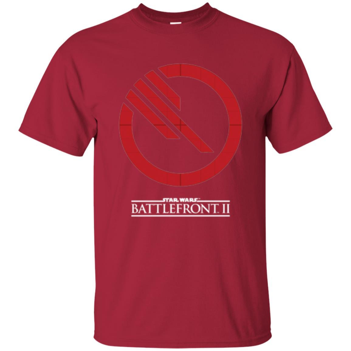Film T-shirt Battlefront Ii Inferno Squad Logo Graphic Cardinal