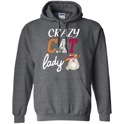 Crazy Cat Lady Chicken Shirt For Girls Womens Dark Heather