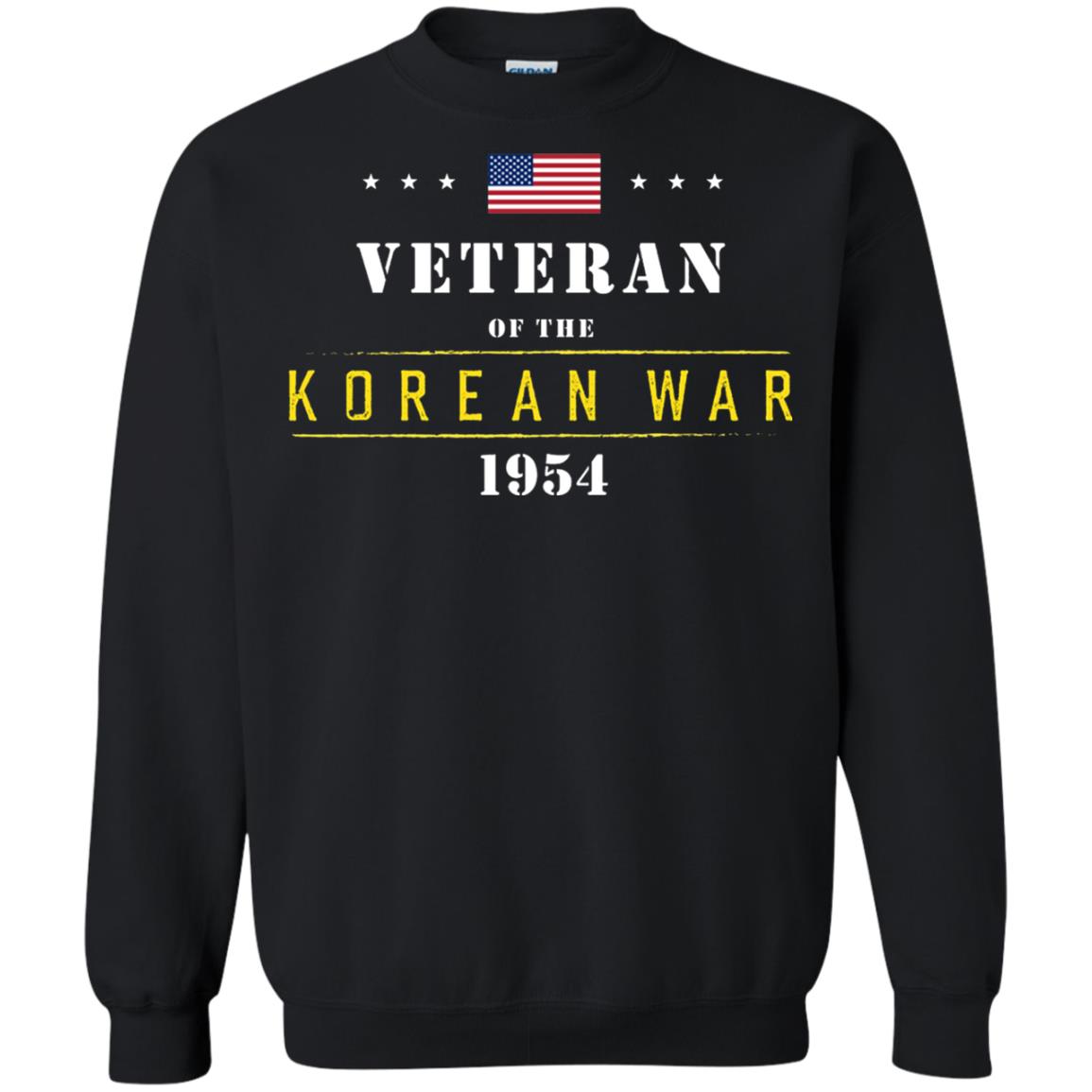 Veteran Of The Korean War 1954 T-shirt Black